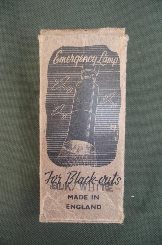 British Emergencey Lamp for Black-Outs.