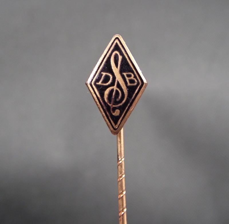 WW2 German Stick Pin. D.S.B. Deutscher Sangerbund