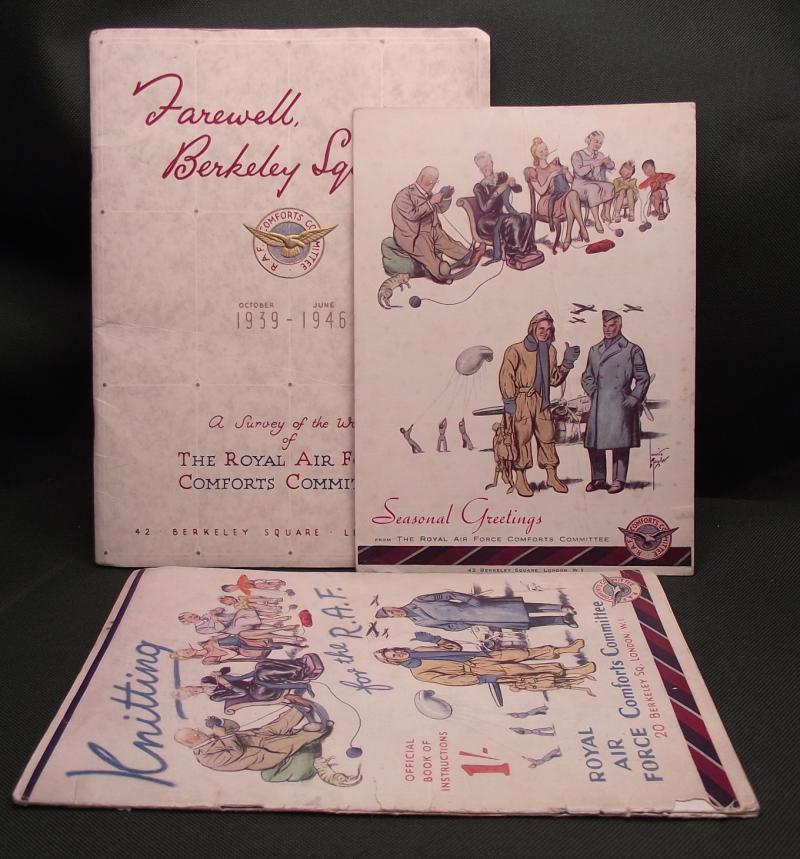 The Royal Air Force Comforts Committe Brochure's.