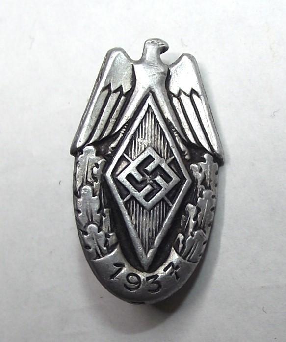 Hitler Youth 1937 Sports Participants Badge.