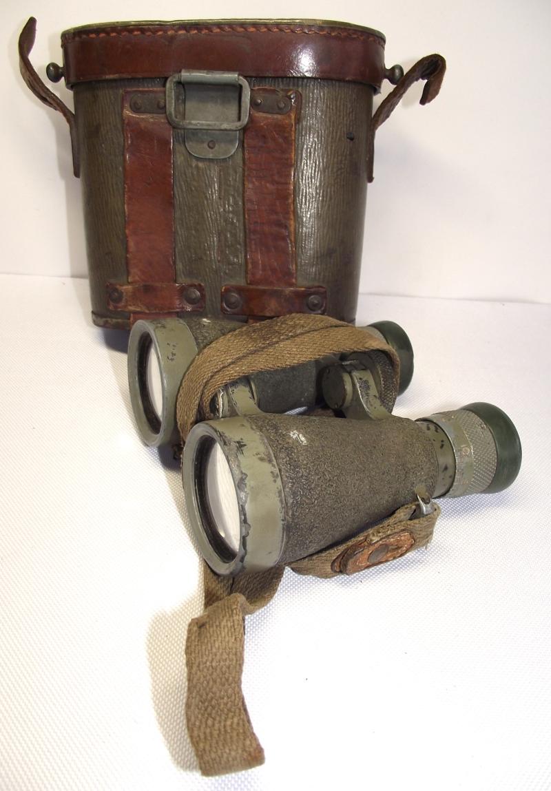 PRICE REDUCED! WW1 German Voigtlander Fernglas 08, with Ersatz Carry Case.