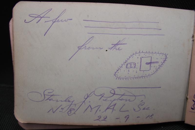 WW1 British Felmale Autograph Book.