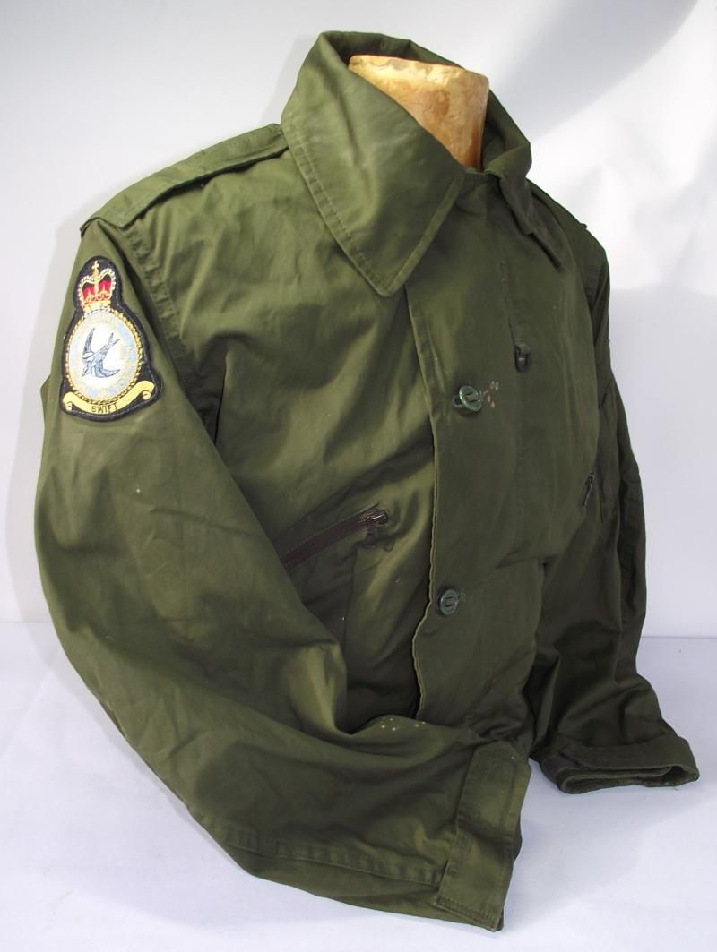 Named 1980's RAF Aircrew Cold Weather MK3 Jacket. 72 Squadron.