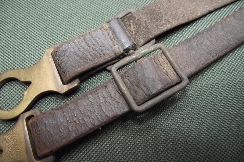 WW1 German Leather Helmet Chinstrap. M16 or Pickelhaube.