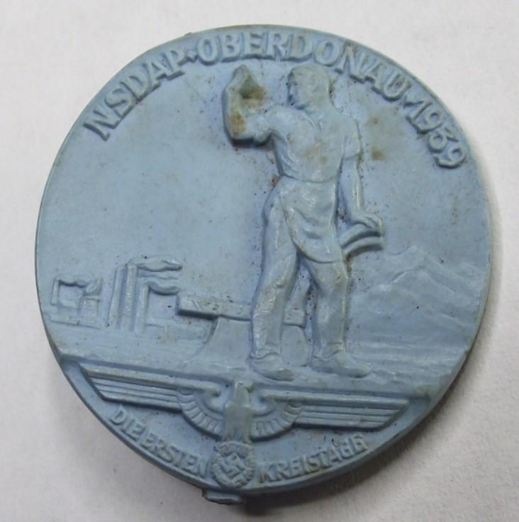 NSDAP Event Badge/Tinnie. Oberdonau 1939.