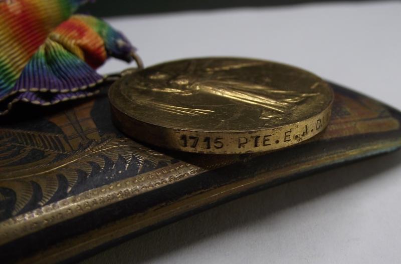Dorset Yeomanry Victory Medal and Souvenir Egypt Cigarette Case.
