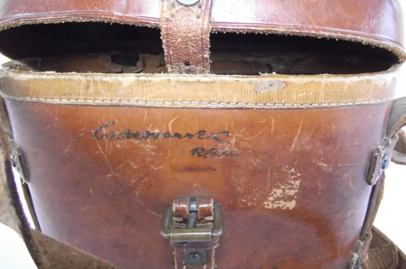 British Named 1918 Dated Binoculars and Matching Case.