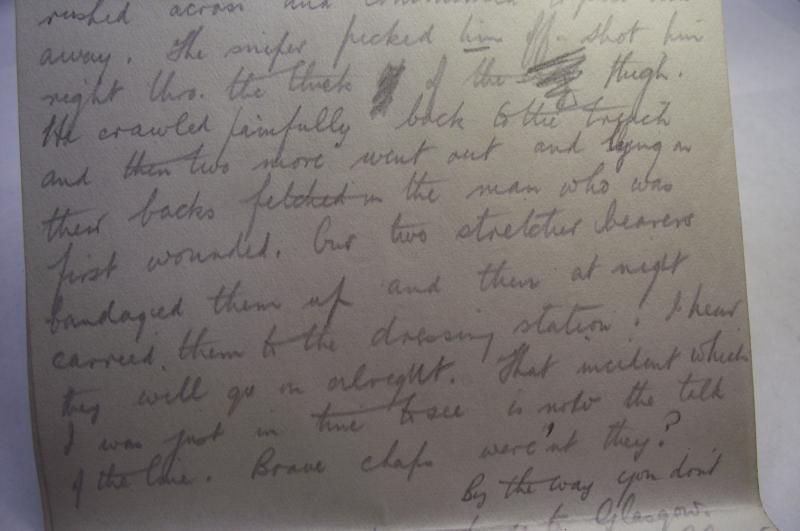 Candid WW1 Letter Home. 1/6 South Staffs, France 1915.