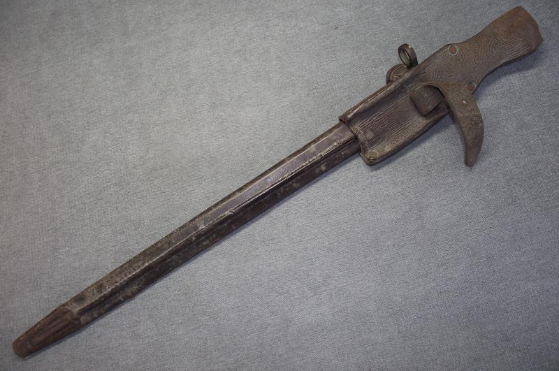 1913 Pattern Bayonet, 1916 Dated, with 1914 Pattern Leather Frog.