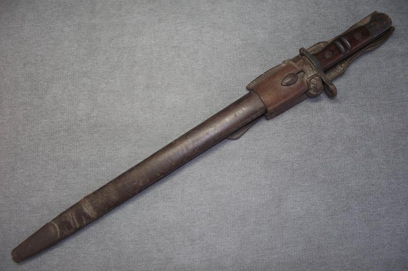 1913 Pattern Bayonet, 1916 Dated, with 1914 Pattern Leather Frog.