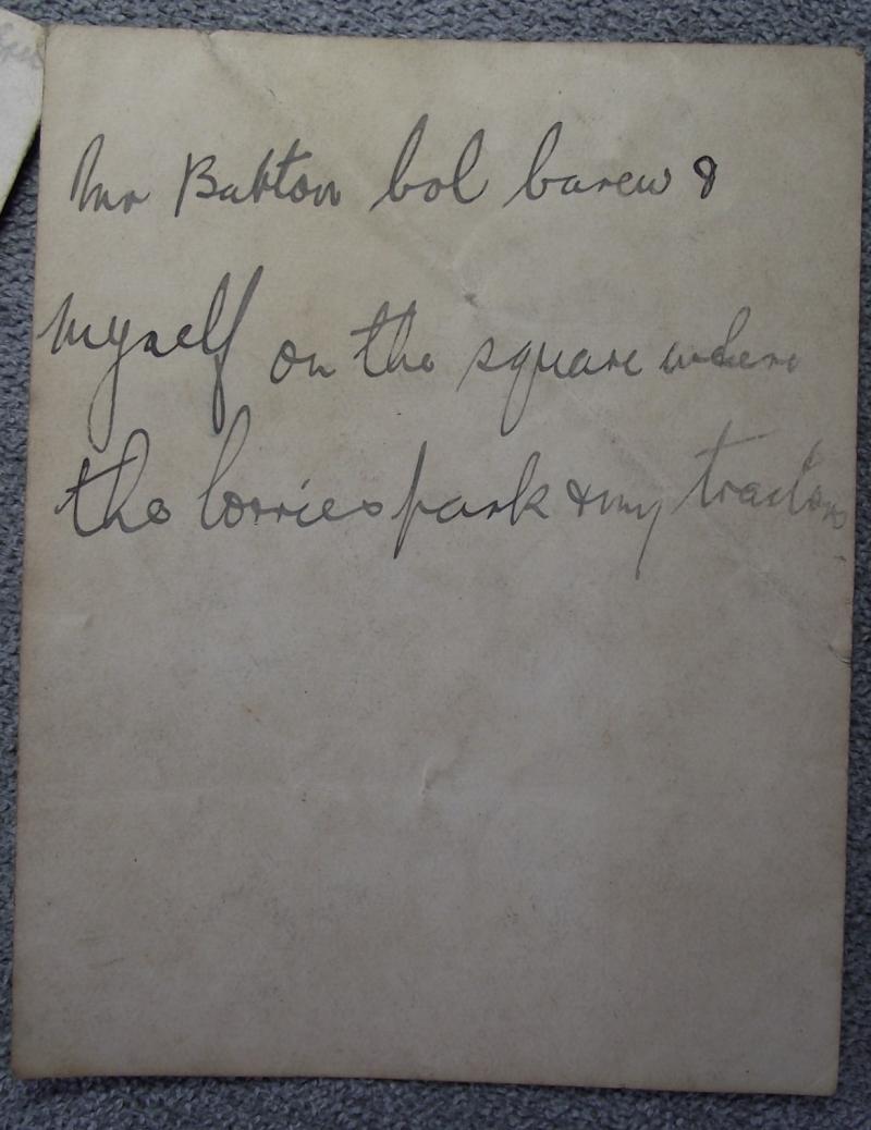 WW1 WD Steam Engine Tractor Unit Interest Postcards.