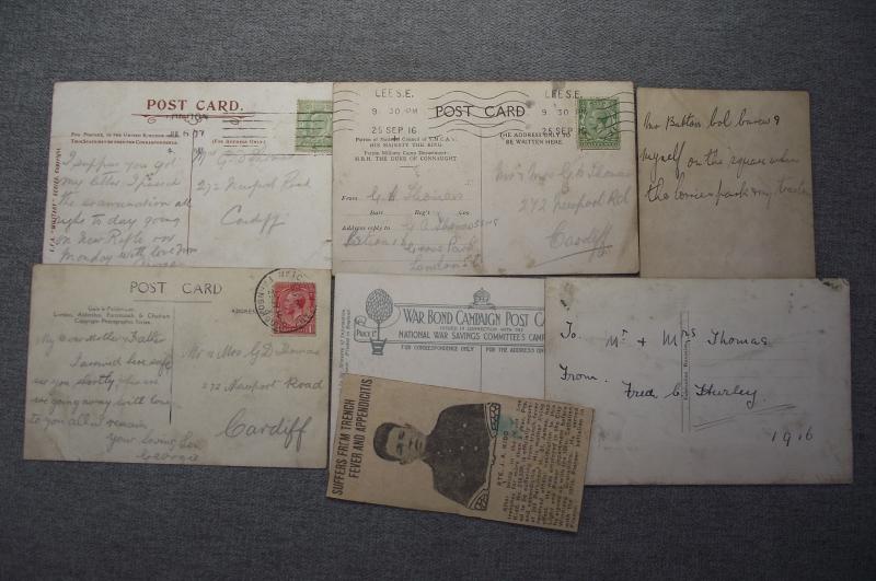 WW1 WD Steam Engine Tractor Unit Interest Postcards.