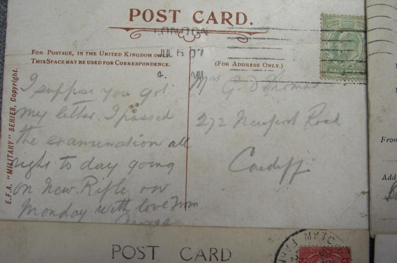 WW1 WD Steam Engine Tractor Unit Interest Postcards.