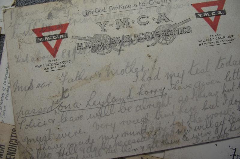 WW1 WD Steam Engine Tractor Unit Interest Postcards.