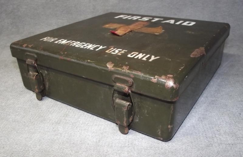 U.S./Allied, First Aid Box, 24 Unit and Contents.