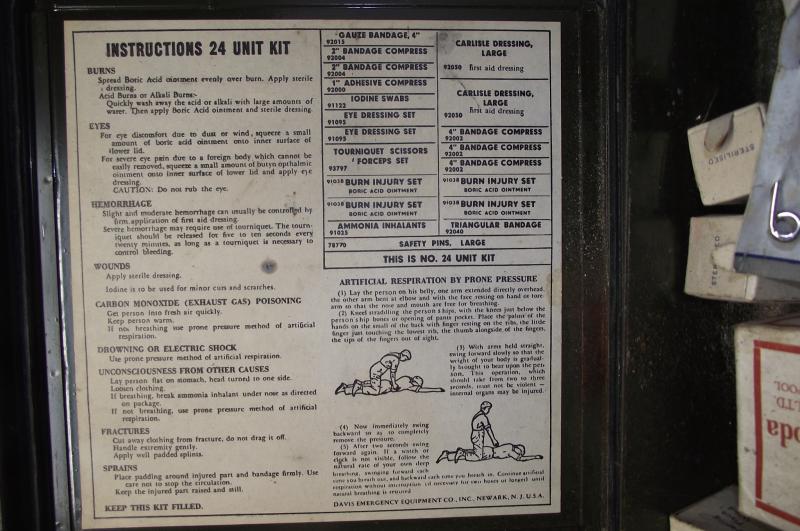 U.S./Allied, First Aid Box, 24 Unit and Contents.