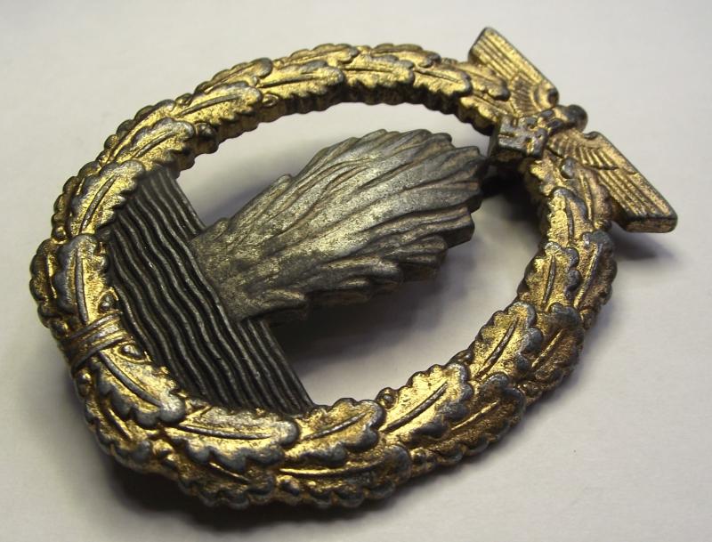 Unmarked Kriegsmarine Minesweepers Badge. Unknown Maker.