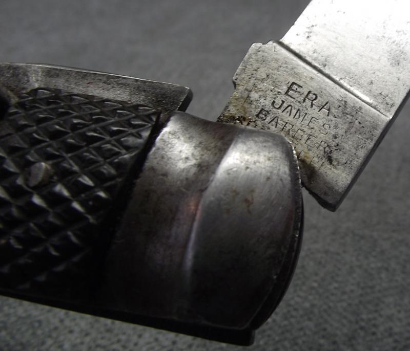 British Clasp Knife with Marlin Spike and Tin Opener. Era James.