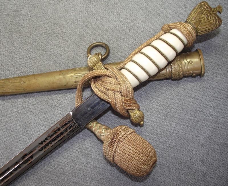 WW2 German Kriegsmarine Dagger, Paul Weyersberg. British Naval ''Bring Back'', Family Purchase.