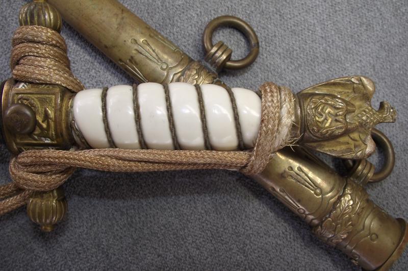 WW2 German Kriegsmarine Dagger, Paul Weyersberg. British Naval ''Bring Back'', Family Purchase.