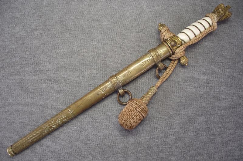 WW2 German Kriegsmarine Dagger, Paul Weyersberg. British Naval ''Bring Back'', Family Purchase.