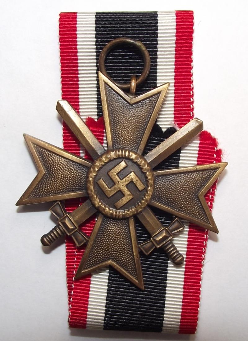 WW2 German KVK 2nd Class with Swords.