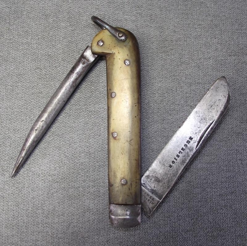 WD Marked Boer War Period Folding Knife.