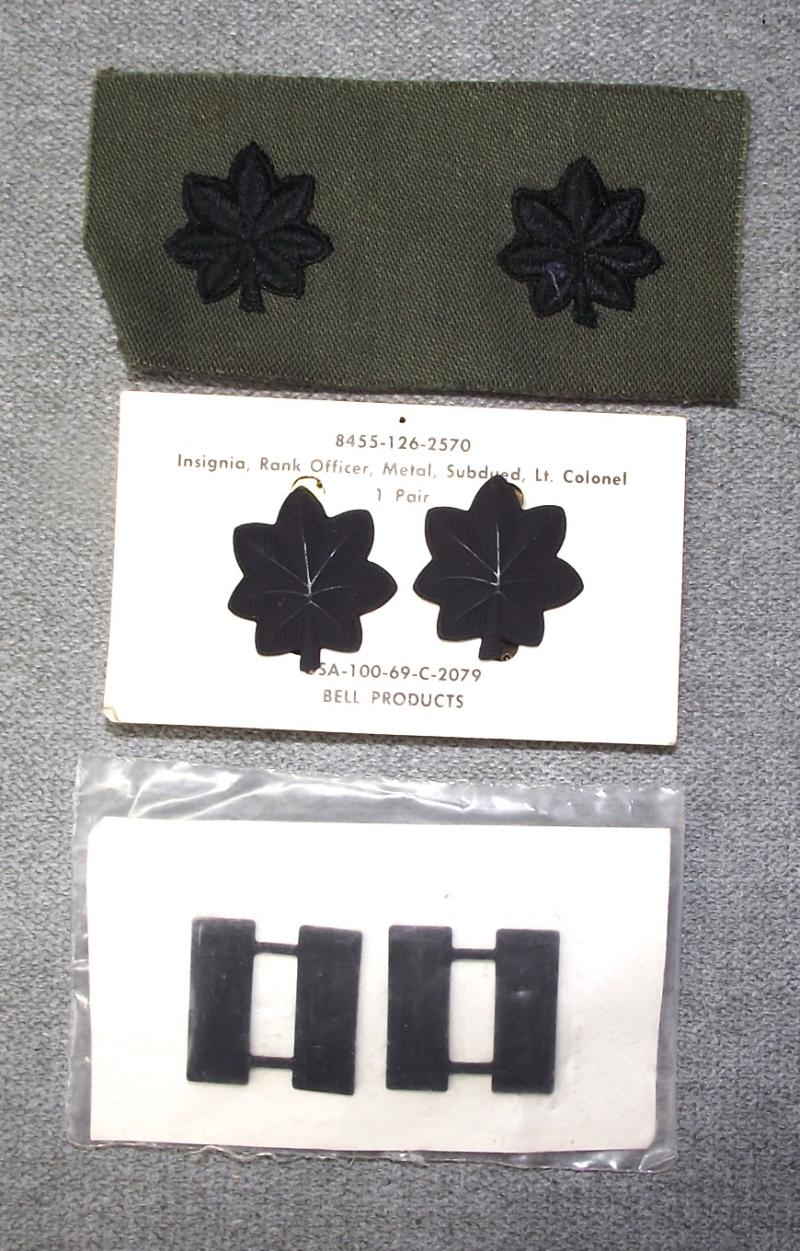 Subdued pattern U.S. Army Insignia.