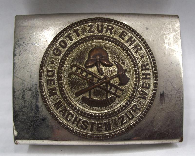 German Fire Police Buckle.