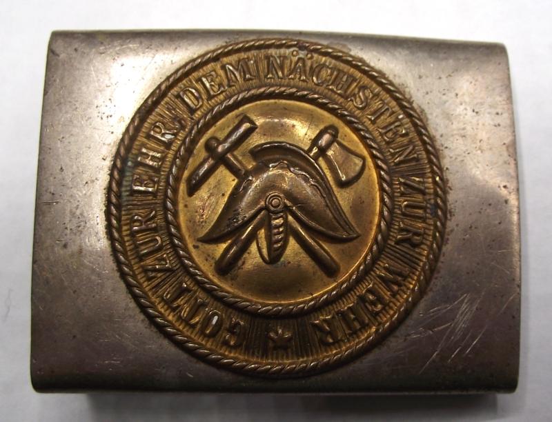 German Fire Police Buckle.