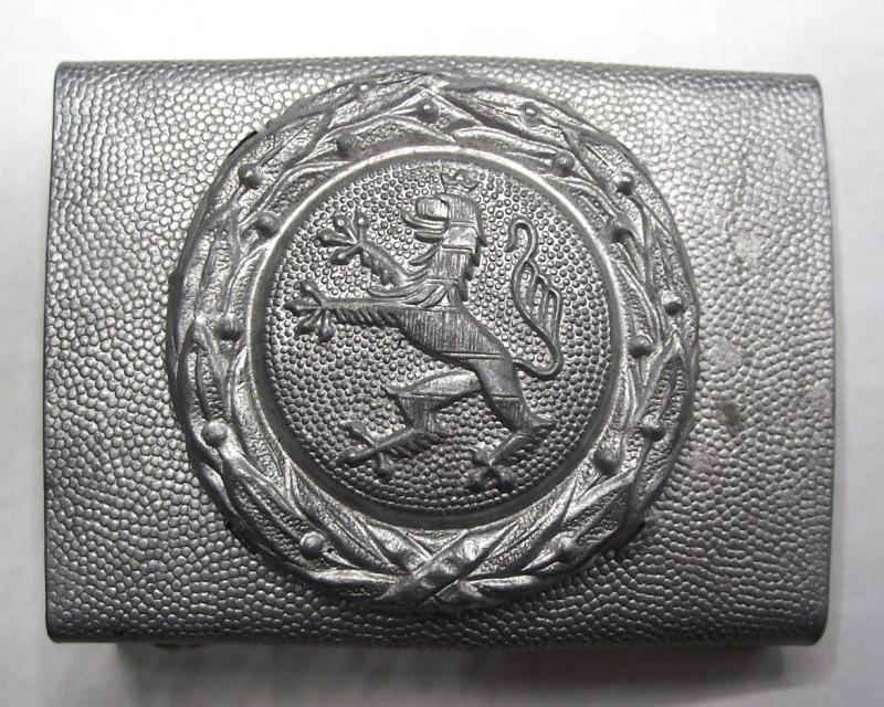 German Enlisted Fire Buckle. Hessen.