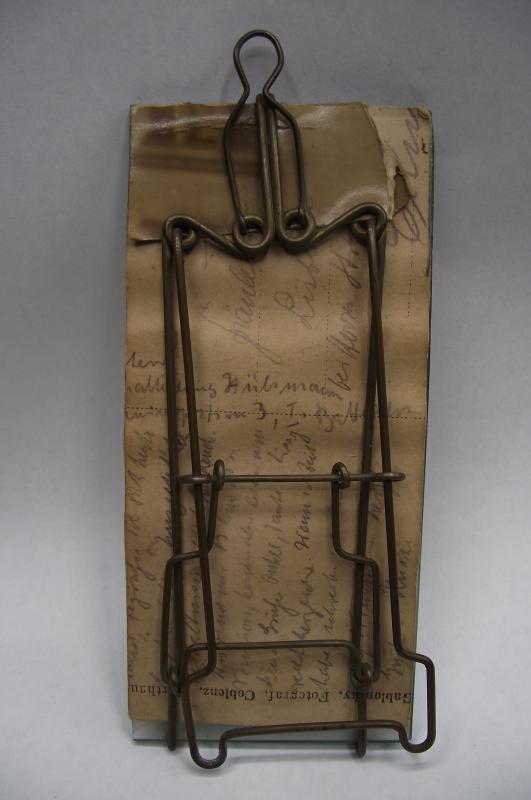 WW1 German Soldier with Pickelhaube Framed Photo.