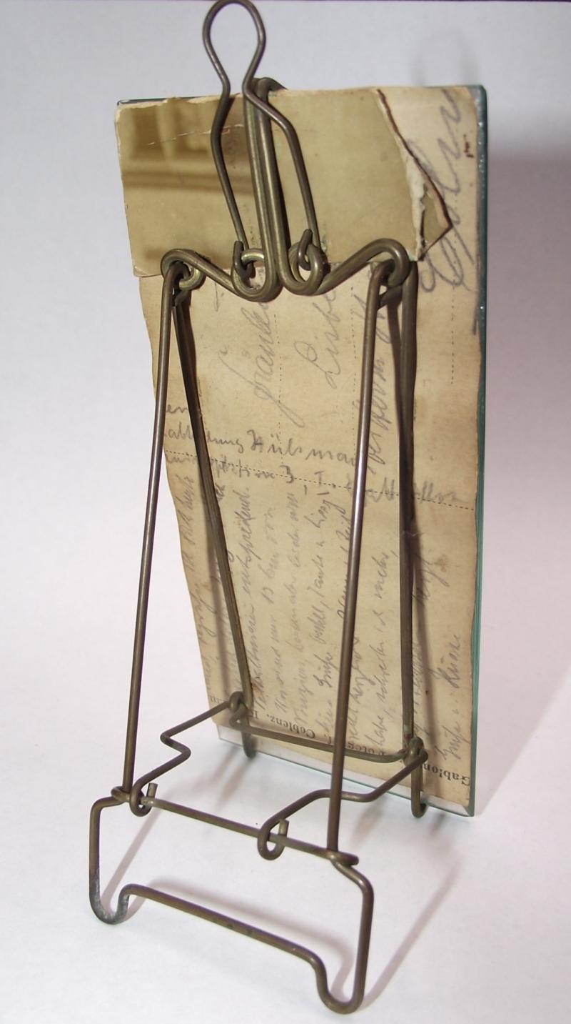 WW1 German Soldier with Pickelhaube Framed Photo.