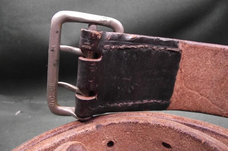 SS/Political RZM Marked Double Open-Claw Belt and Buckle.O&C.