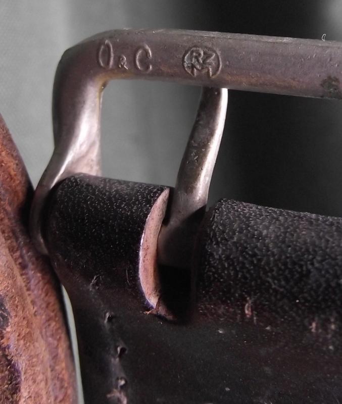 SS/Political RZM Marked Double Open-Claw Belt and Buckle.O&C.