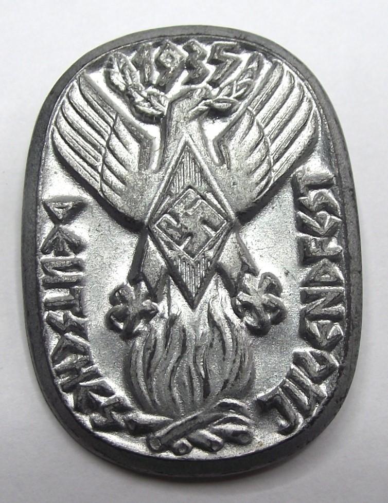 DJ Event Badge/Tinnie. Jugendfest-1935.