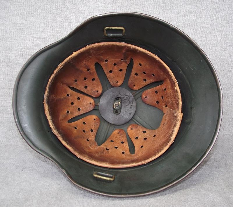 West German BGS M1953 Steel Helmet. M35.