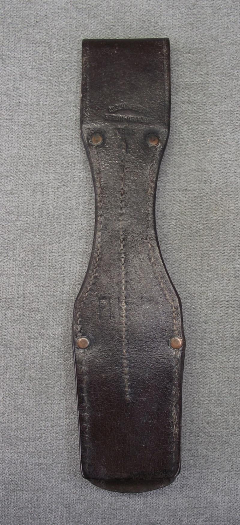 Brown, Unit Marked, Luftwaffe K98 Bayonet Frog. 1935.