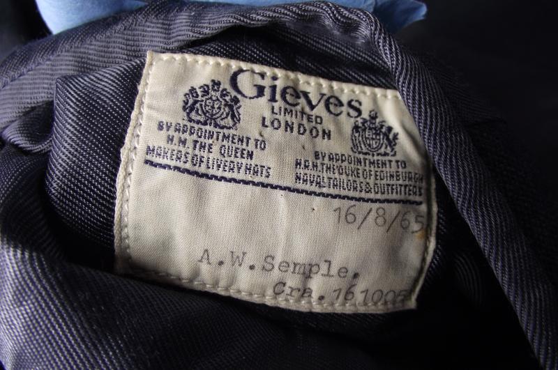 Named RAF Pilot Officer Tunic and Trousers Set. DFC, Vulcan Pilot.