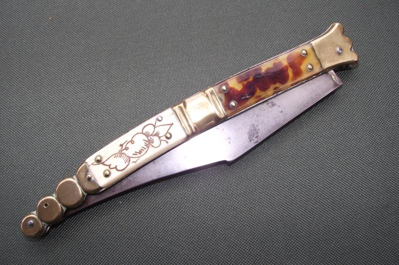 Vintage 19th Century Spanish Navaja Folding Knife.