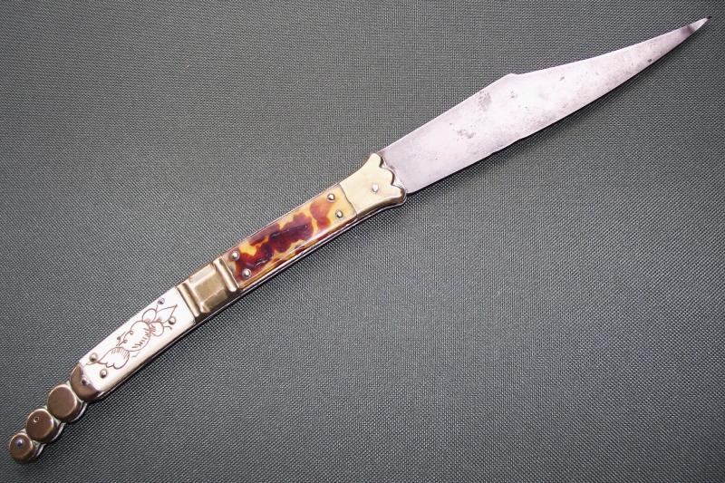 Vintage 19th Century Spanish Navaja Folding Knife.