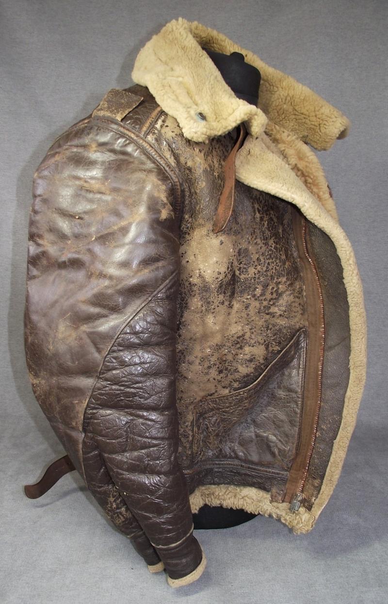 USAAF B-3 Shearling Leather Flight Jacket.