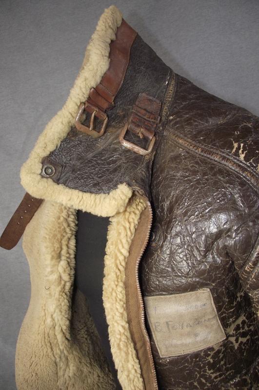 USAAF B-3 Shearling Leather Flight Jacket.