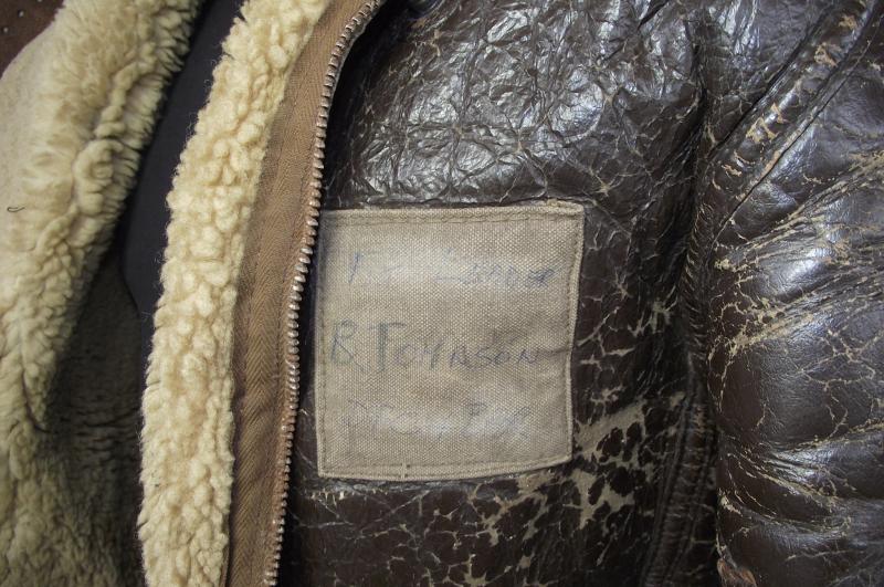 USAAF B-3 Shearling Leather Flight Jacket.