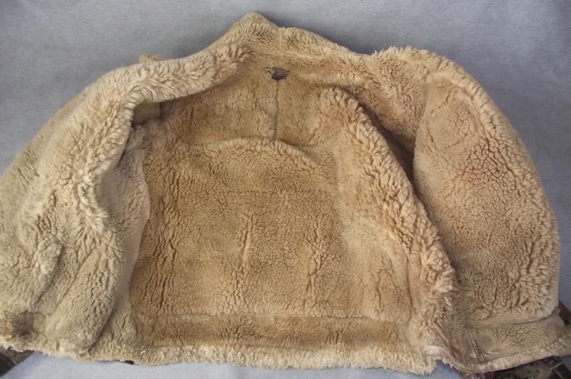 USAAF B-3 Shearling Leather Flight Jacket.
