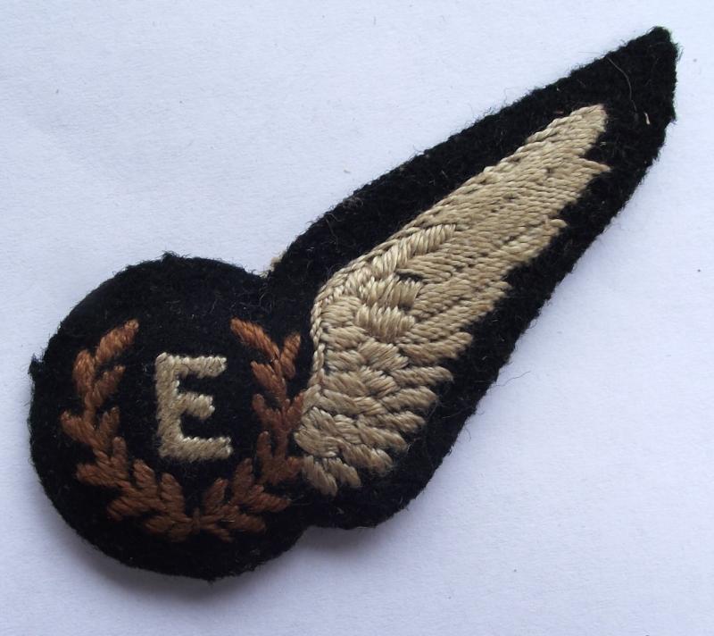 WW2 RAF Flight Engineer Padded Half Wing.