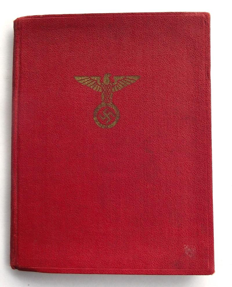 REDUCED PRICE! NSDAP Membership Party Book.