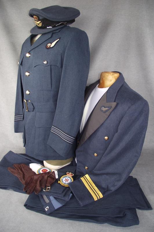 Named RAF Parachute Training Officer Uniform Grouping.