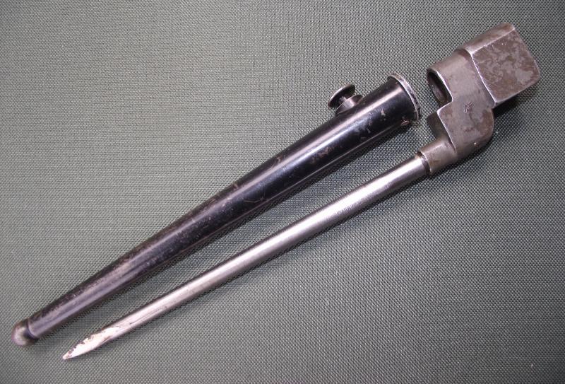 WW2 British No4 MKII Bayonet. Simplified, Howard & Bullough.