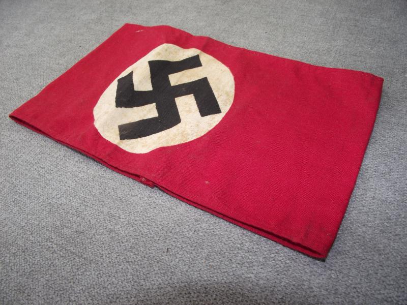 WW2 German NSDAP Armband. Welch Regiment Veterans Bring Back.